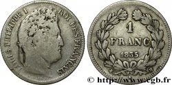 1 franc Louis-Philippe, couronne de chêne 1835 Toulouse F.210/46