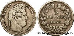 5 francs IIe type Domard 1836 Lyon F.324/56