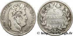 5 francs IIe type Domard 1839 Lyon F.324/78