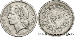 5 francs Lavrillier, aluminium, Coins Tournés à 2h30 1947  F.339/9