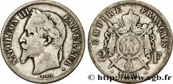 2 francs Napoléon III, tête laurée 1869 Strasbourg F.263/11