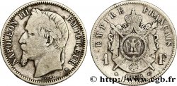 1 franc Napoléon III, tête laurée 1868 Strasbourg F.215/11