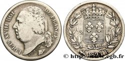 1/2 franc Louis XVIII 1823 Rouen F.179/35