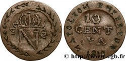 Faux de 10 cent. à l N couronnée 1810 Paris F.130/10 var.