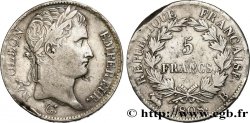 5 francs Napoléon Empereur, République française 1808 Rouen F.306/3