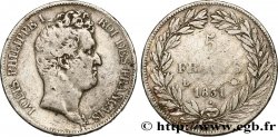5 francs type Tiolier avec le I, tranche en creux 1831 Bayonne F.315/21