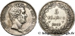 5 francs type Tiolier avec le I, tranche en relief 1831 Lille F.316/4