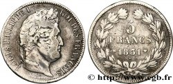 5 francs Ier type Domard, tranche en creux 1831 Marseille F.319/6
