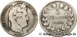 5 francs IIe type Domard 1834 Marseille F.324/38