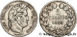 5 francs, IIe type Domard 1835 Lille F.324/52
