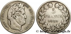 5 francs IIe type Domard 1839 Rouen F.324/76