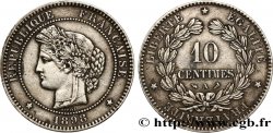 10 centimes Cérès, argenté ou nickelé 1898 Paris F.135/45 var. AU52 