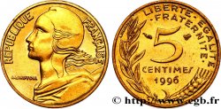 5 centimes Marianne, 3 plis 1996 Pessac F.125/38