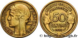 50 centimes Morlon, sans raisin ni fruit, 9 et 2 fermés 1932  F.192/9
