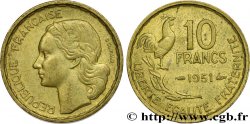 10 francs Guiraud 1951  F.363/4