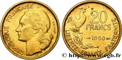 20 francs G. Guiraud, 4 faucilles 1950  F.402/3