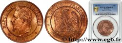 Dix centimes Napoléon III, tête laurée 1863 Paris F.134/10