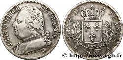 5 francs Louis XVIII, buste habillé 1815 Paris F.308/14