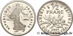 1/2 franc Semeuse, BE (Belle Épreuve) 2001 Pessac F.198/44 var.