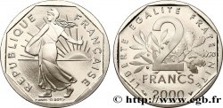 2 francs Semeuse, nickel, BE (Belle Épreuve) 2000 Pessac F.272/28 var.