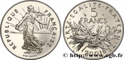 5 francs Semeuse, nickel, BE (Belle Épreuve) 2001 Pessac F.341/37 var.