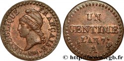 Un centime Dupré, Grand 7 1799 Paris F.100/16 SUP58 