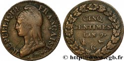 Cinq centimes Dupré, grand module 1801 Genève F.115/158 TTB40 