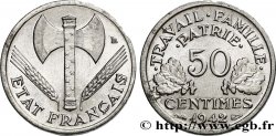 50 centimes Francisque, lourde 1942 Paris F.195/3