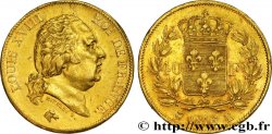 40 francs or Louis XVIII 1816 Bayonne F.542/3