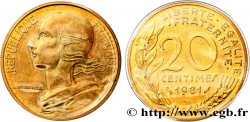 20 centimes Marianne 1981 Pessac F.156/21