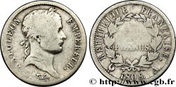 2 francs Napoléon Ier tête laurée, République française 1808 Paris F.254/4