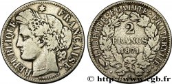 2 francs Cérès, avec légende 1871 Bordeaux F.265/7