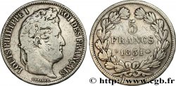 5 francs Ier type Domard, tranche en relief 1831 Lyon F.320/4