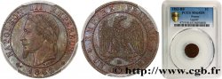 Un centime Napoléon III, tête laurée 1862 Strasbourg F.103/5