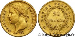 20 francs or Napoléon, tête laurée, Empire français 1810 Perpignan F.516/13