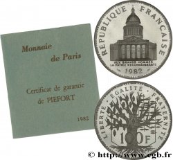 Piéfort Belle Épreuve de 100 francs Panthéon 1982 Pessac F.451/2P