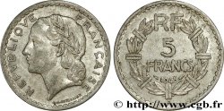5 francs Lavrillier, aluminium 1945 Beaumont-Le-Roger F.339/4