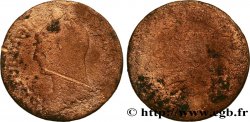 Cinq centimes Dupré, grand module,  refrappage  du décime CNIQ n.d. s.l. F.114/2 ou 8