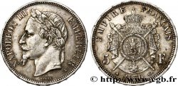 5 francs Napoléon III, tête laurée 1870 Paris F.331/16