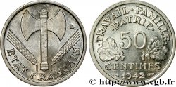 50 centimes Francisque, lourde 1942 Paris F.195/3