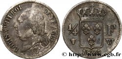 1/4 franc Louis XVIII 1823 Lille F.163/30