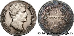 1 franc Napoléon Empereur, Calendrier révolutionnaire 1805 Paris F.201/14