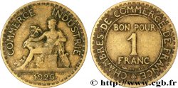 1 franc Chambres de Commerce 1926 Paris F.218/8
