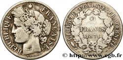 2 francs Cérès, avec légende 1871 Paris F.265/4