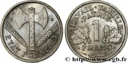 1 franc Francisque, légère 1943 Beaumont-Le-Roger F.223/4