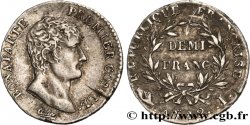 Demi-franc Bonaparte Premier Consul 1804 Limoges F.173/7 XF45 