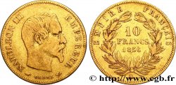 10 francs or Napoléon III, tête nue, grand module 1856 Paris F.506/3