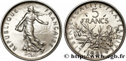 5 francs Semeuse, nickel 1981 Pessac F.341/13