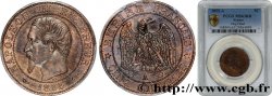 Cinq centimes Napoléon III, tête nue 1855 Paris F.116/16