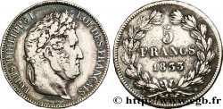5 francs IIe type Domard 1833 Lille F.324/28